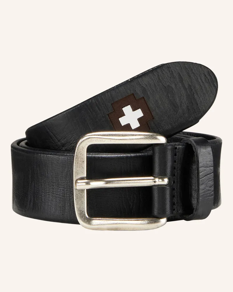 Strellson Gürtel Ledergürtel schwarz Schwarz