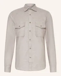 Reiss Flanellhemd CHASER Slim Fit Beige