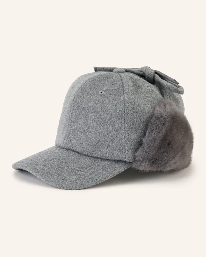 By Malene Birger Cap Tanna Mit Kunstfell grau Grau
