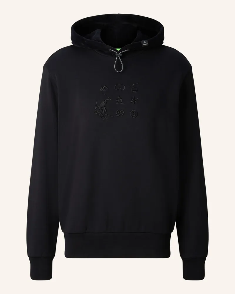 Bogner Fire & Ice Baumwoll-Hoodie Kristan schwarz Schwarz