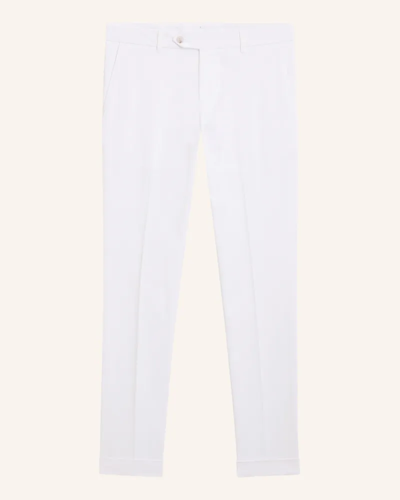 HUGO BOSS Business Hose C-GENIUS-TU-WG-261F Slim Fit Weiss