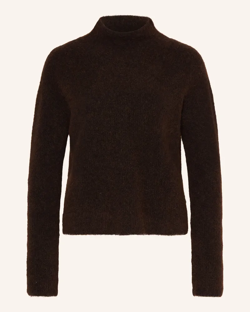 Darling Harbour Pullover Mit Alpaka braun Dark