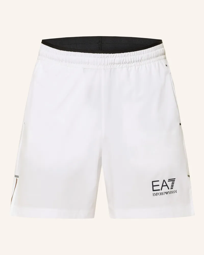 EA7 Tennisshorts weiss Weiss