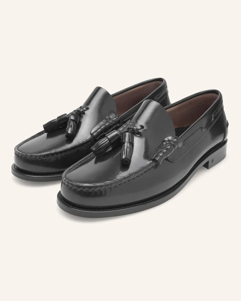 Henry Stevens Loafer M Tl schwarz Schwarz