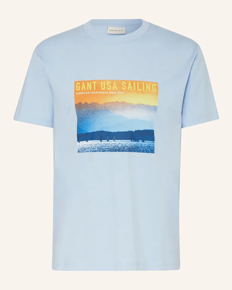 Gant T-Shirt Hellblau