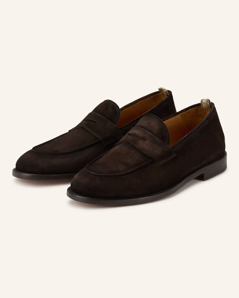 Officine Creative Italia Penny-Loafer Opera 001 braun Dunkelbraun