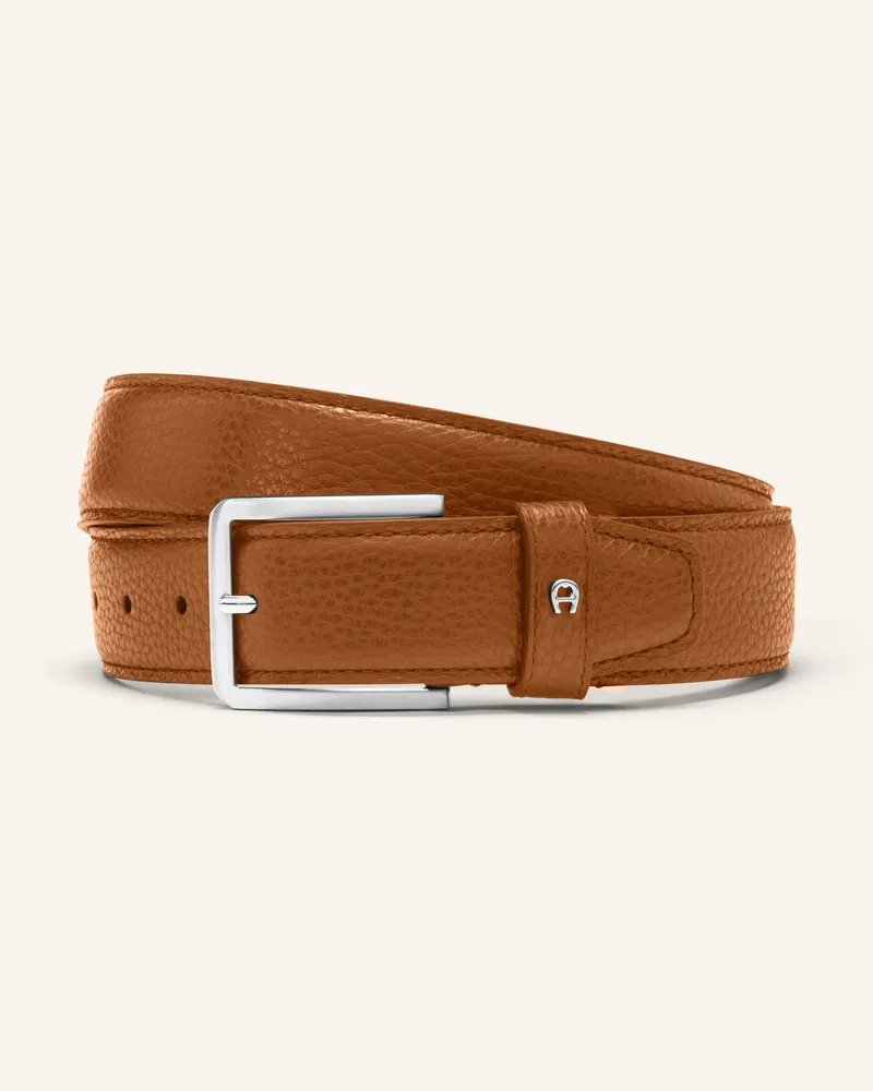 Aigner Ledergürtel Business braun Braun