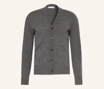 Strickjacke Aus Cashmere grau