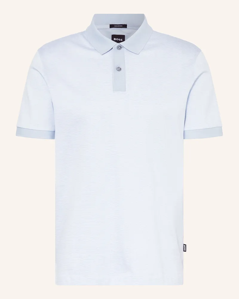 HUGO BOSS Jersey-Poloshirt PARLAY Hellblau