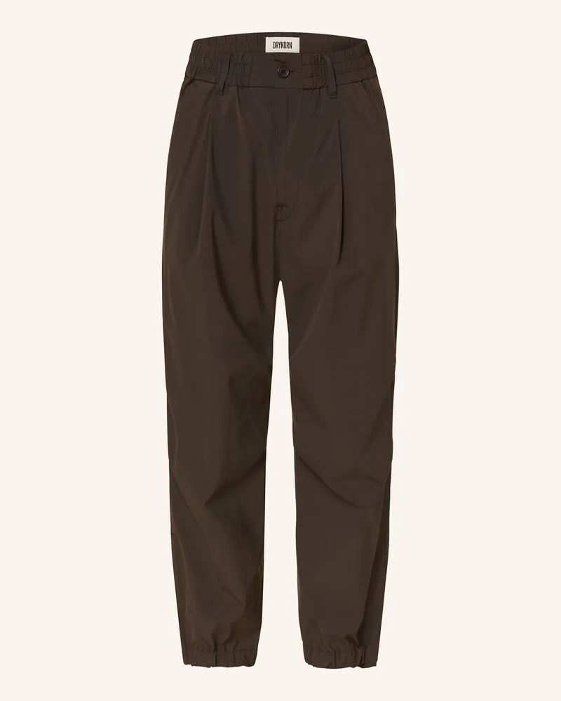Drykorn Chino Lirog Relaxed Fit Mit Verkürzter Beinlänge braun Dunkelbraun