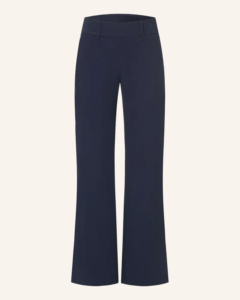 Alberto Marlenehose Lucy Mit Schmucksteinen blau Dunkelblau