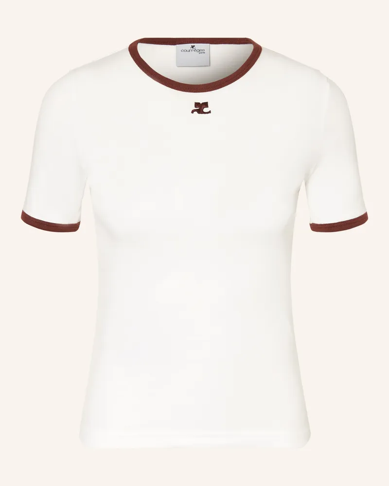 Courrèges T-Shirt Creme