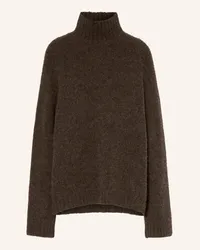 SoSUE Oversized-Pullover Braun