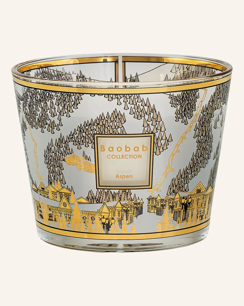 Baobab Collection Duftkerze Aspen schwarz Schwarz