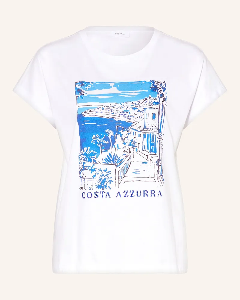 Darling Harbour T-Shirt mit Schmucksteinen Weiss