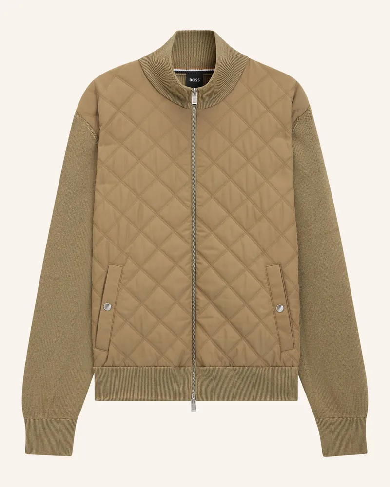 HUGO BOSS Casual Jacke C-UBON Regular Fit Khaki