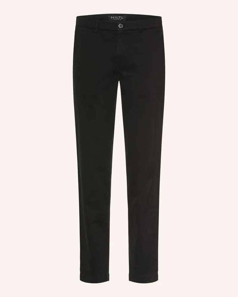 Hiltl Chino Extra Slim Fit schwarz Schwarz