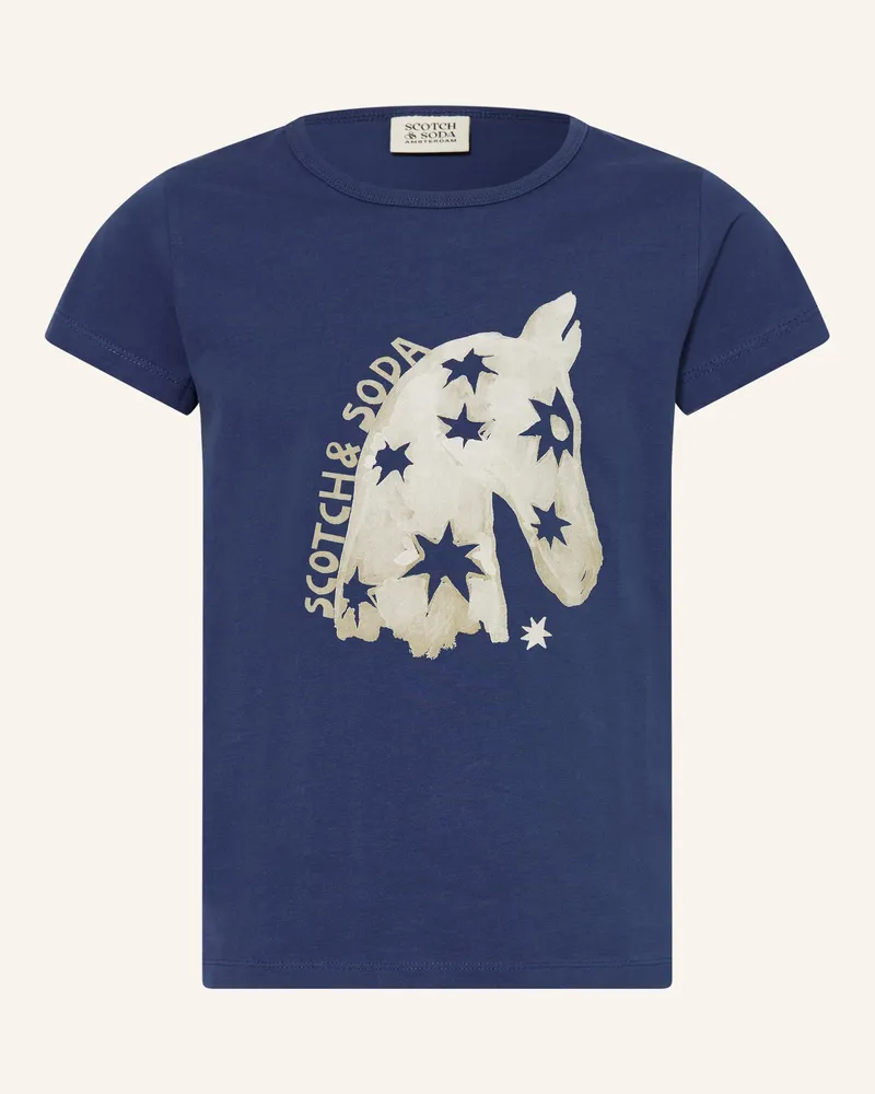 Scotch&Soda T-Shirt blau Dunkelblau