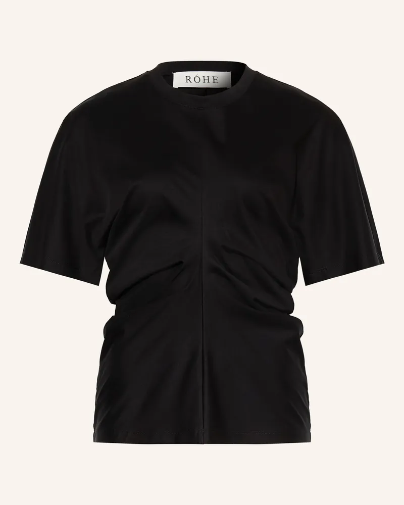 Róhe T-Shirt schwarz Schwarz