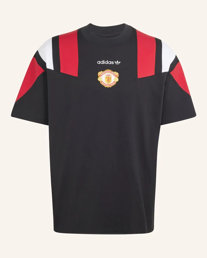 adidas Manchester United Eqt T-Shirt schwarz Schwarz