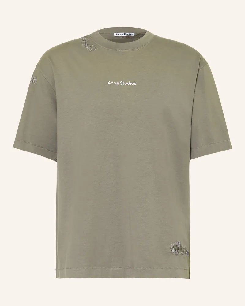 Acne Studios T-Shirt gruen Khaki
