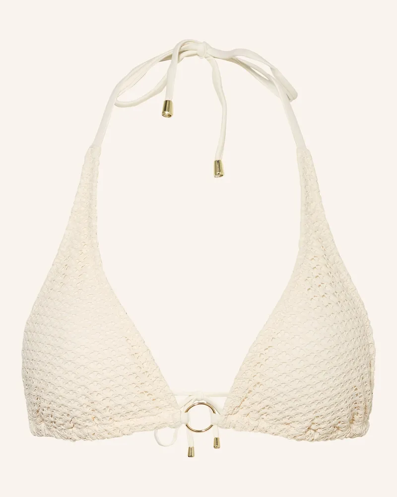 Mrs & HUGS Triangel-Bikini-Top Creme