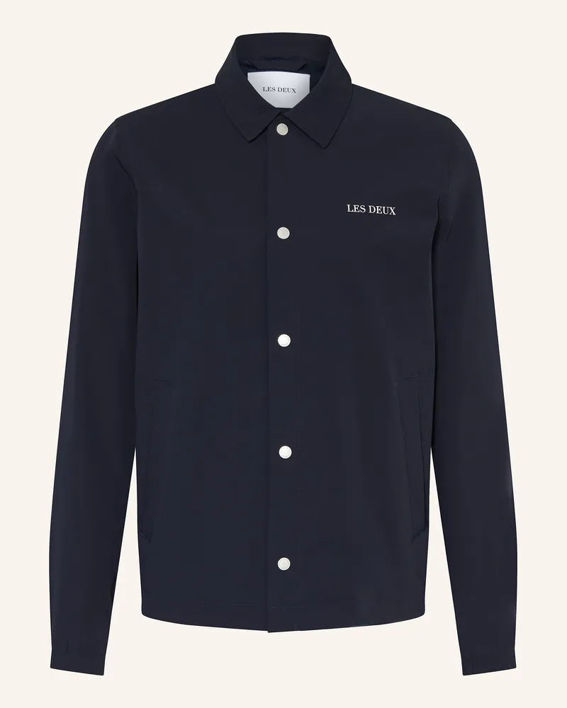 LES DEUX Overjacket IDRIS Dunkelblau