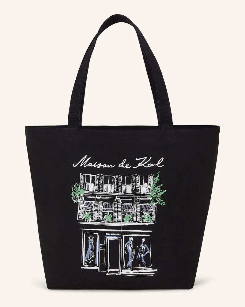 Karl Lagerfeld Shopper schwarz Schwarz