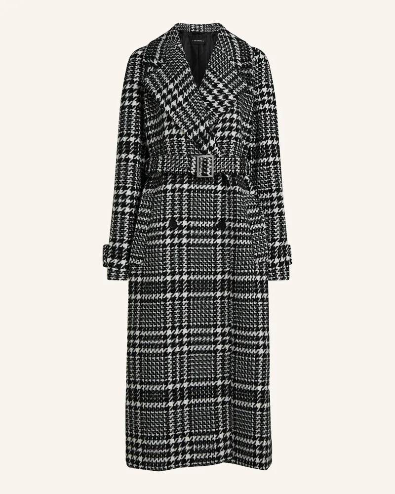 Karl Lagerfeld Mantel schwarz Schwarz