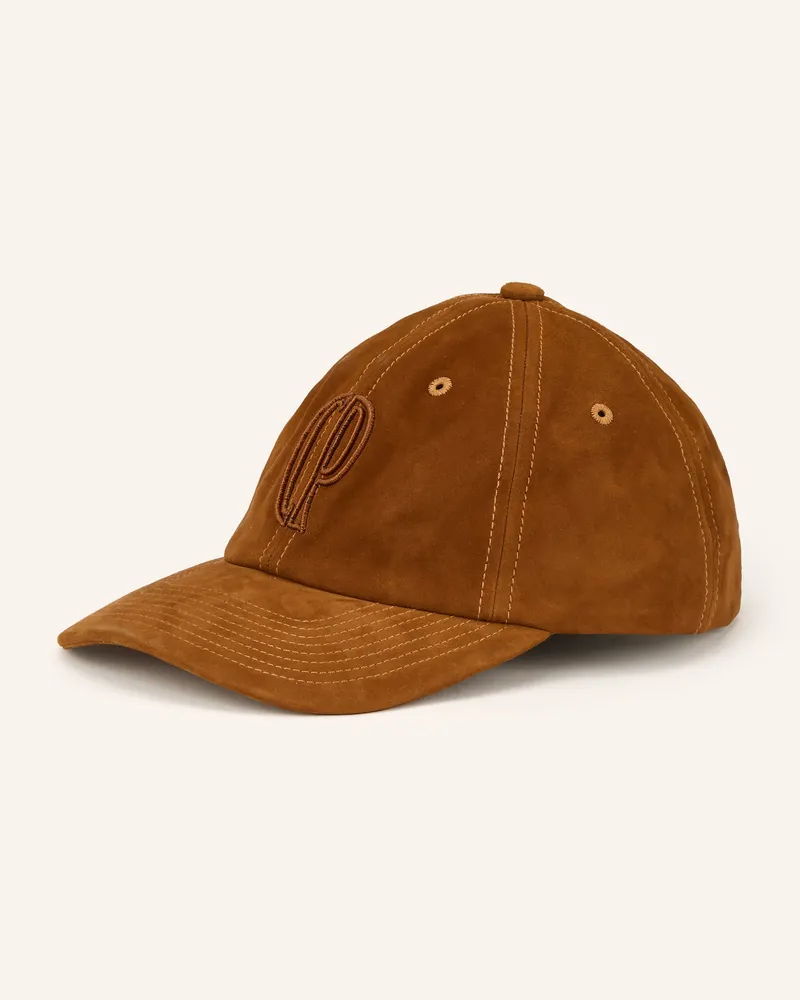 Claudie Pierlot Leder-Cap braun Braun