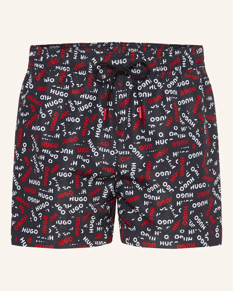 HUGO BOSS Badeshorts Ryu grau Schwarz