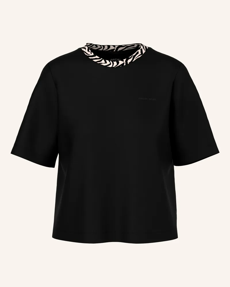 Marc Cain T-Shirt Mit Schmucksteinen schwarz Schwarz