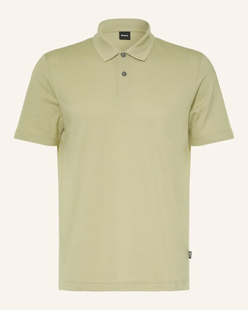 HUGO BOSS Piqué-Poloshirt Parlay beige Beige