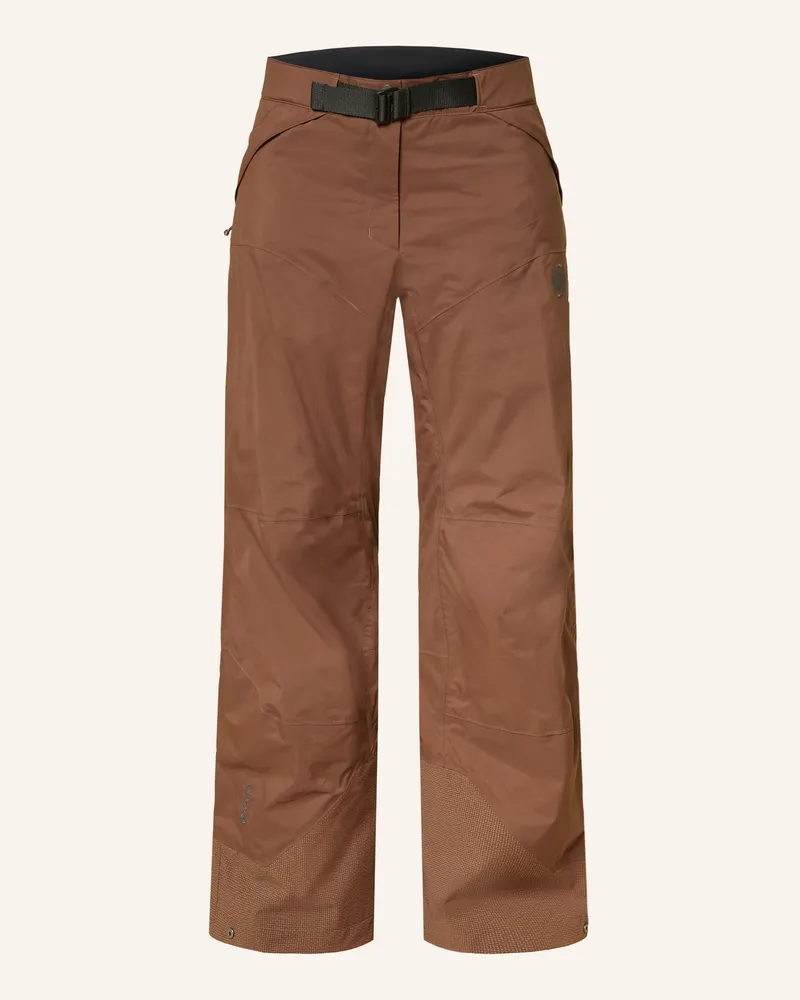 Mammut Skihose Haldigrat Gtx Hs Thermo braun Dunkelbraun