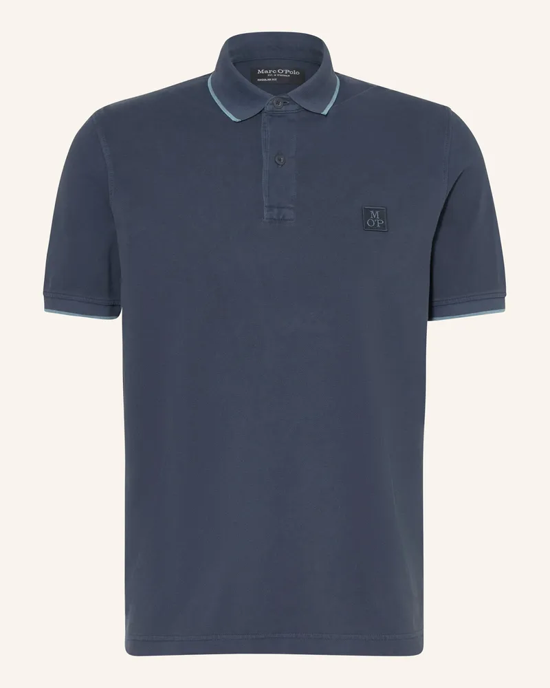 Marc O'Polo Piqué-Poloshirt Dunkelblau