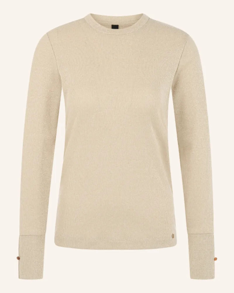 Marc Cain Longsleeve Mit Glitzergarn beige Beige