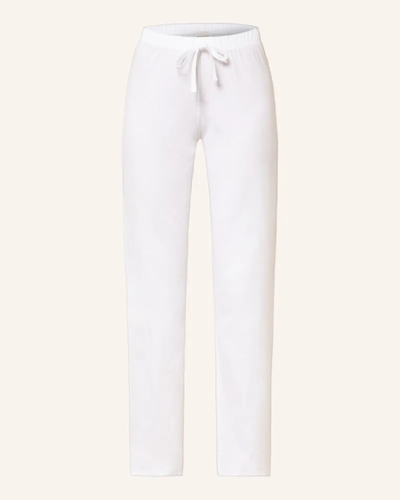 Hanro Lounge-Hose Natural Wear weiss Weiss