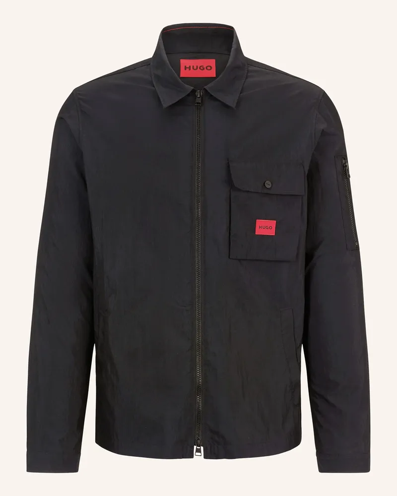 HUGO BOSS Overjacket EMMOND Schwarz