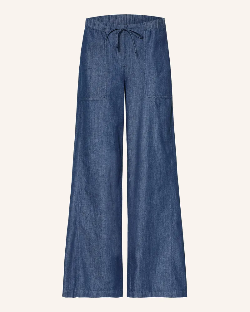 OPUS Wide Leg Jeans Melane blau 70259