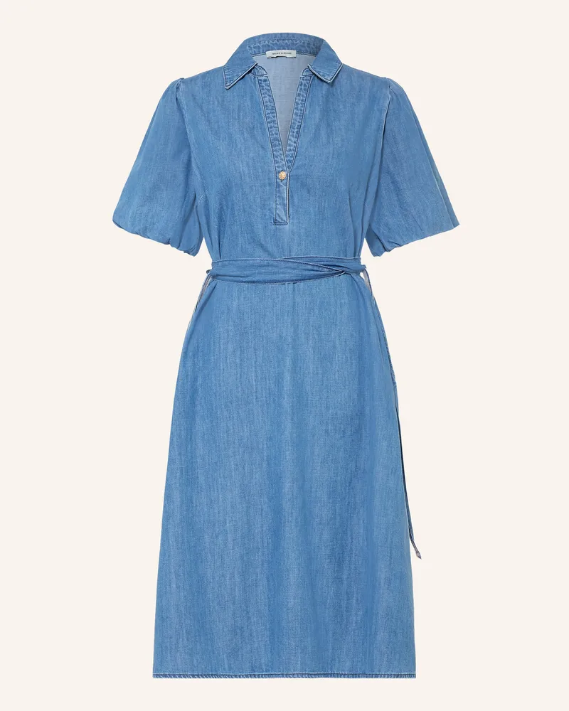 More & More Jeanskleid blau Hellblau