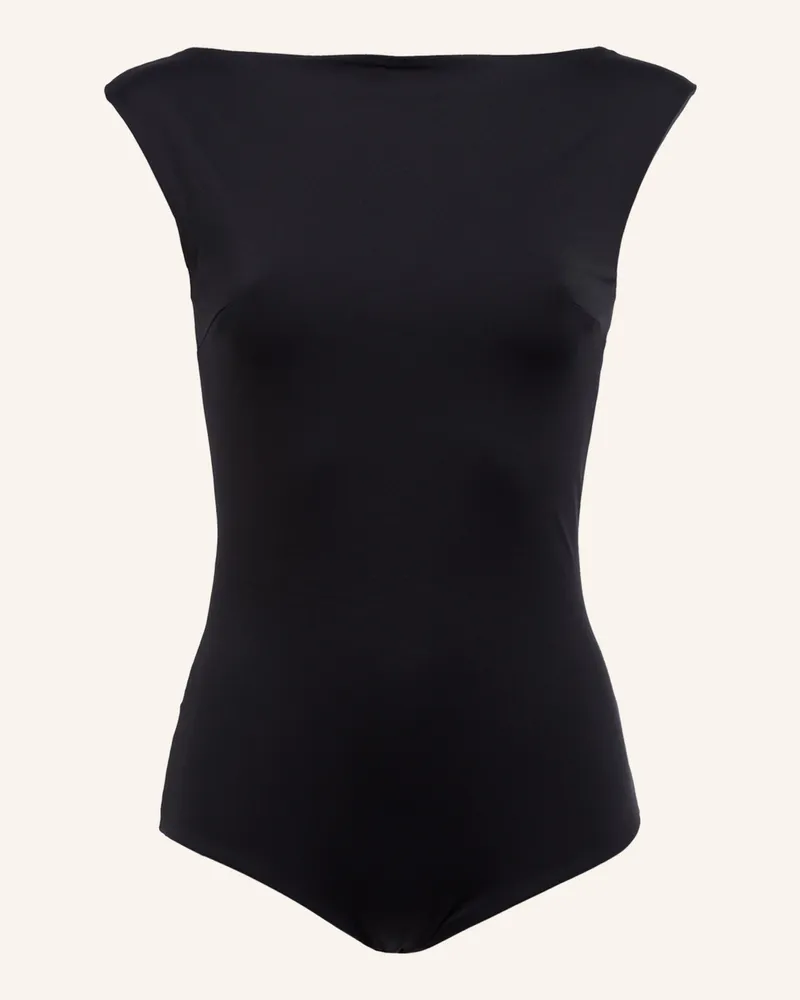 MYMARINI High-Neck-Badeanzug SEABODY zum Wenden mit UV-Schutz 50 Schwarz