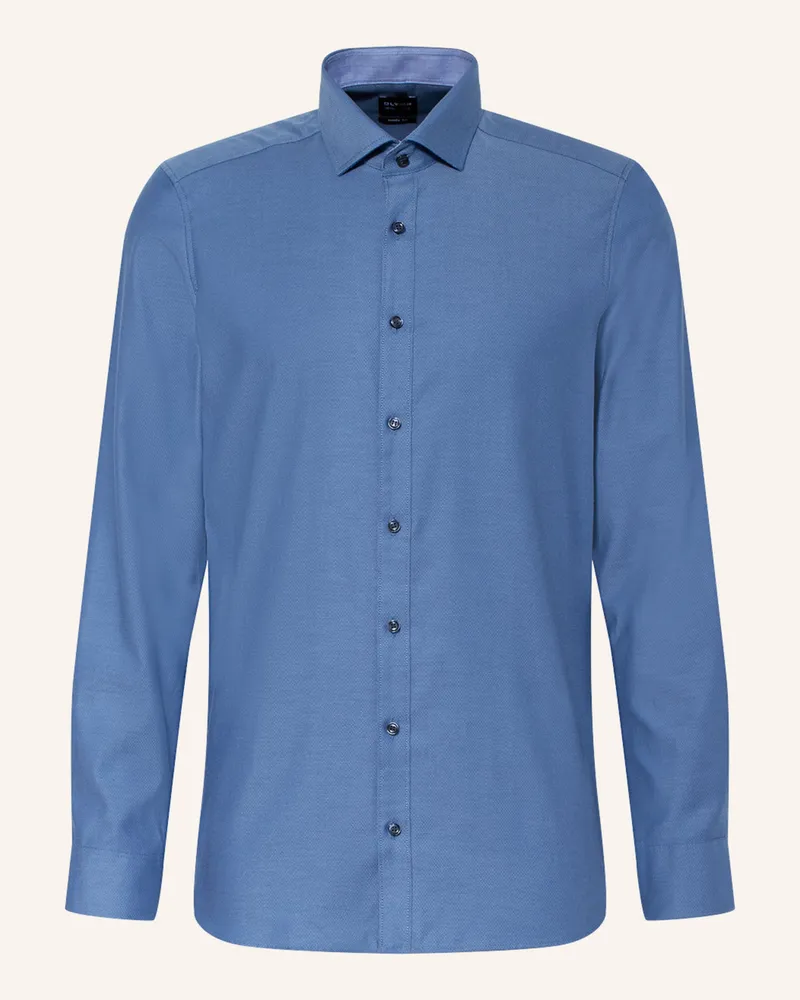 Olymp Hemd Level Five body fit Blau