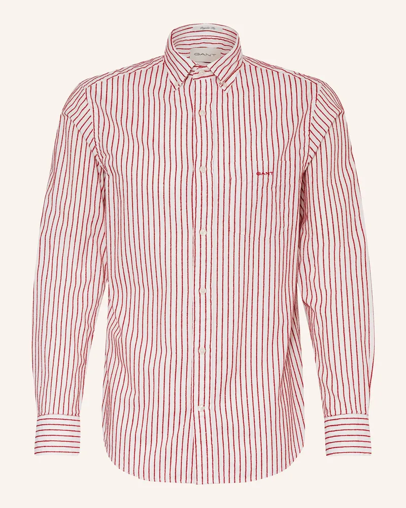 Gant Hemd Regular Fit Dunkelrot