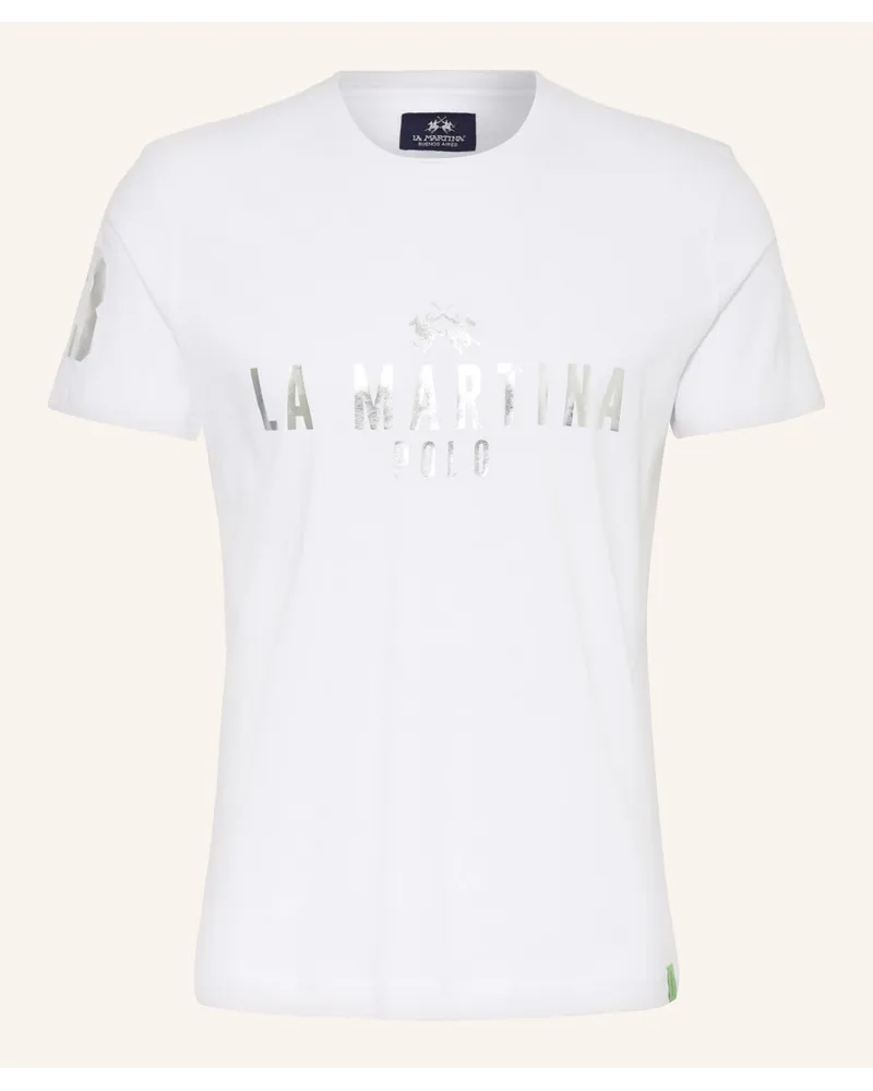 La Martina T-Shirt Weiss