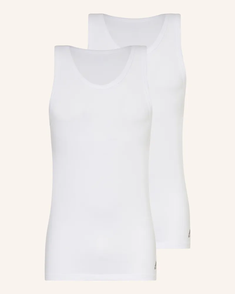 adidas 2er-Pack Tank Tops Weiss