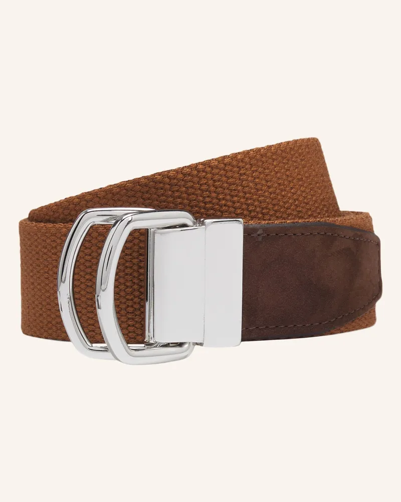 HUGO BOSS Gürtel Rouk Boss By Beckham braun Braun