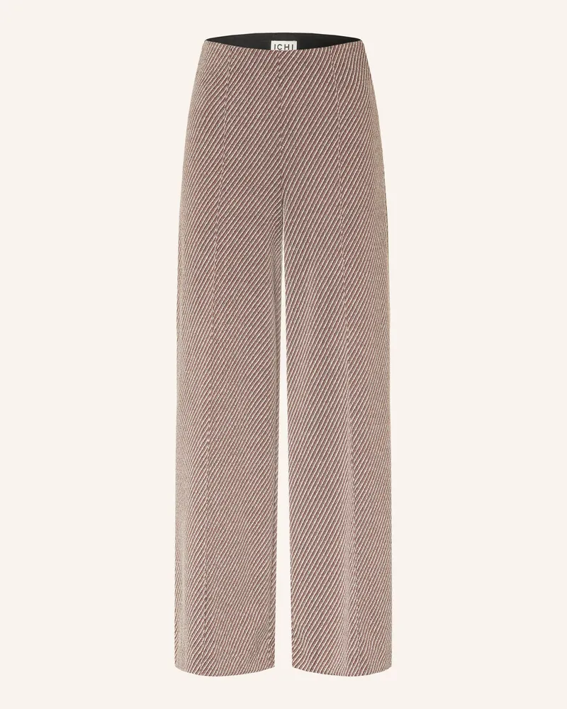 ICHI Marlenehose Ihkate beige Braun