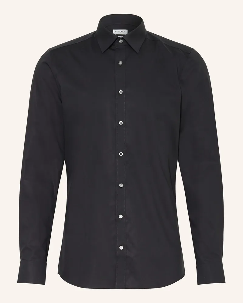 Olymp Hemd Level Five Body Fit schwarz Schwarz