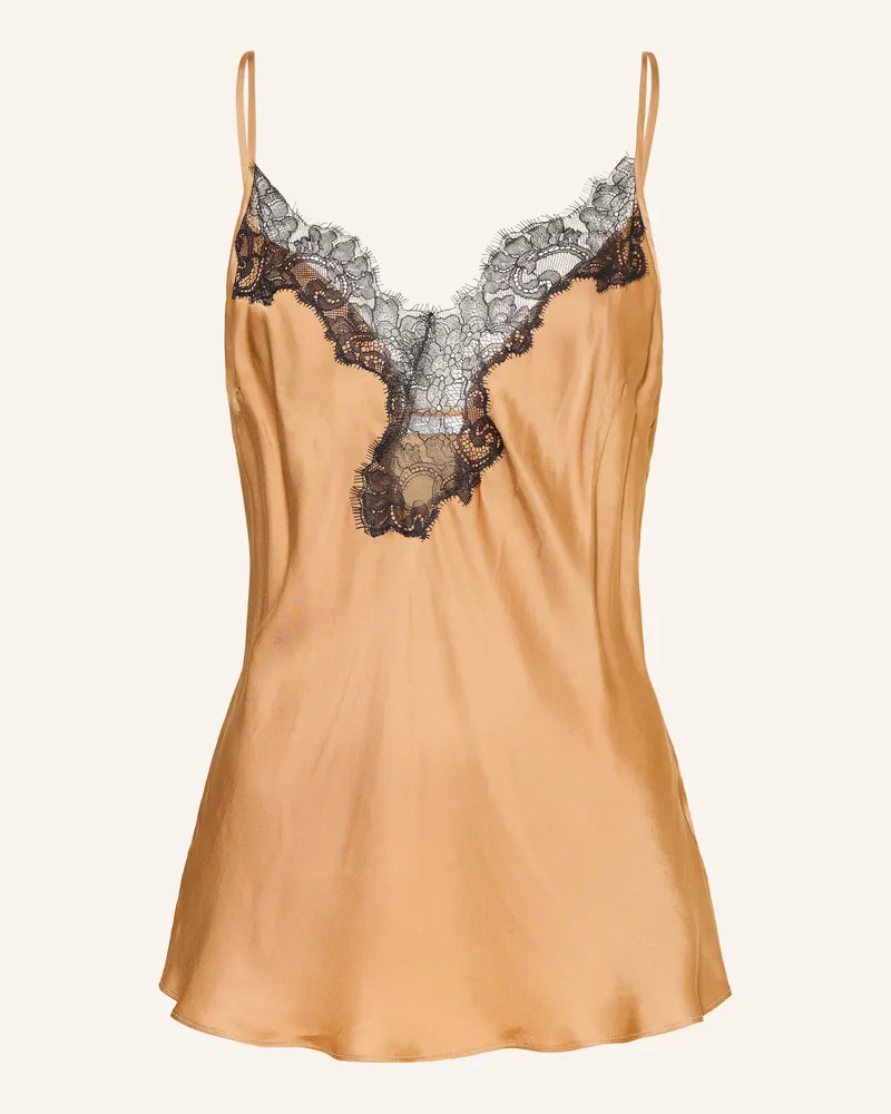 Mey Schlaftop Serie Poetry Luxury Aus Satin beige Beige