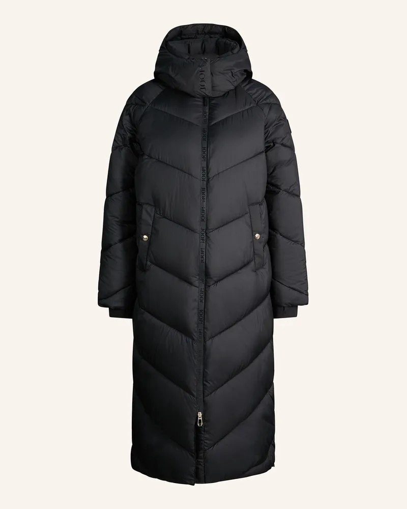 JOOP! Maxi-Steppmantel schwarz Schwarz